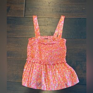 J. Crew Pink and Yellow Floral Top - S
Like new!